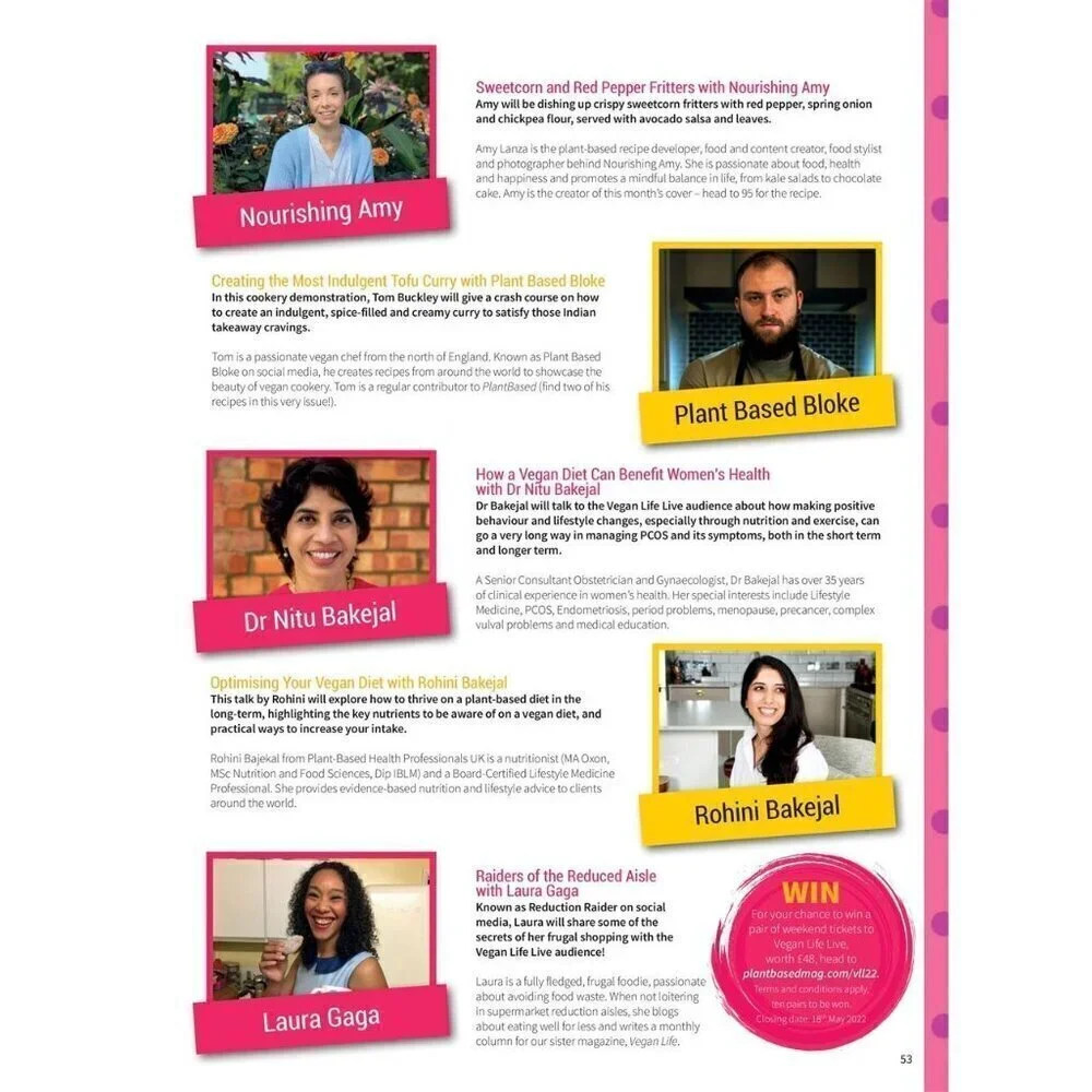 Plantbased Magazine from UK Retired Back Issue 52 Vegan Life Style May 2022